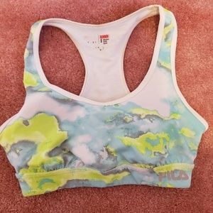 Multi-color sports bra